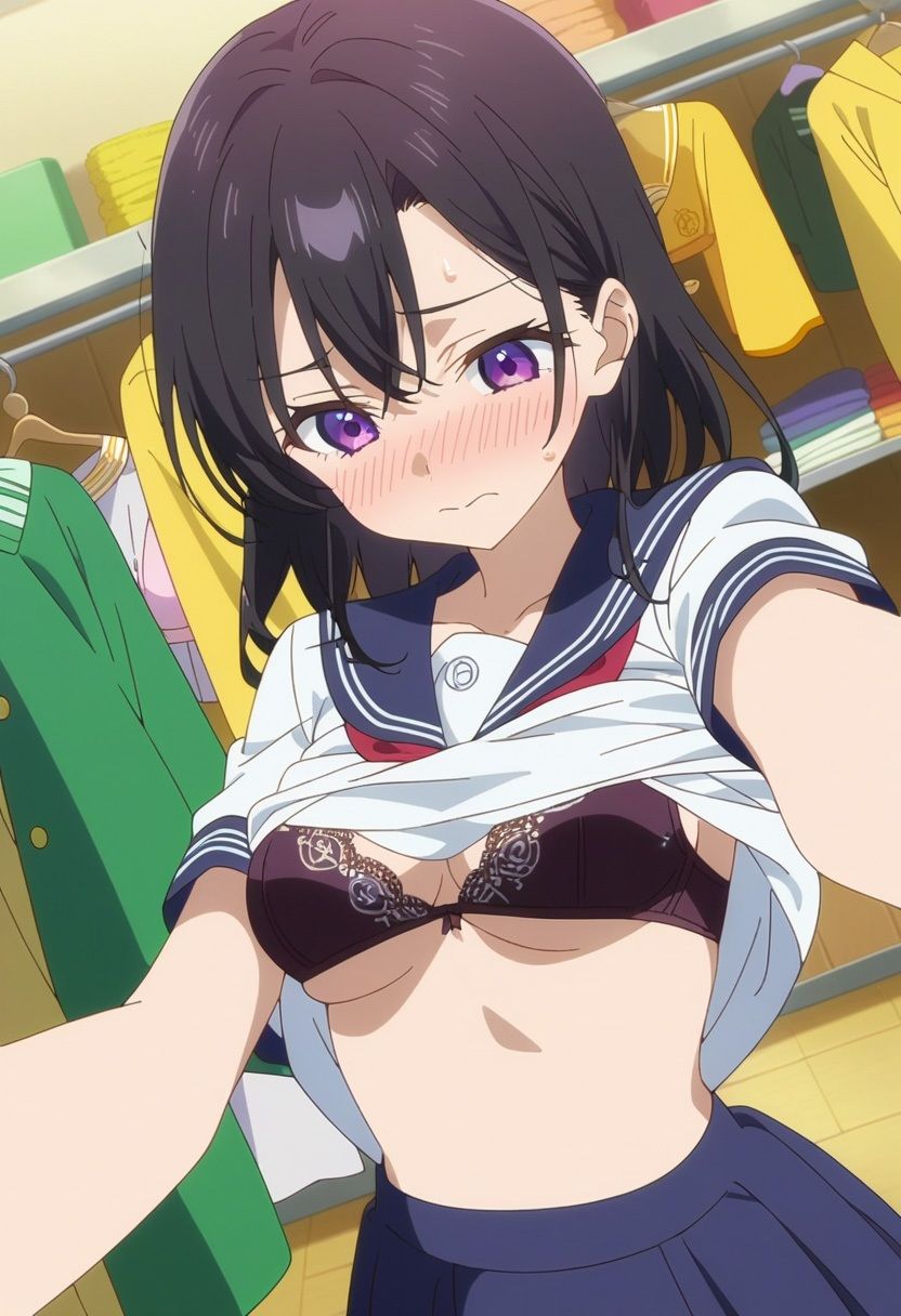 クラスメイトが俺にだけなぜか送ってくるエロ自撮り - サンプル画像 4