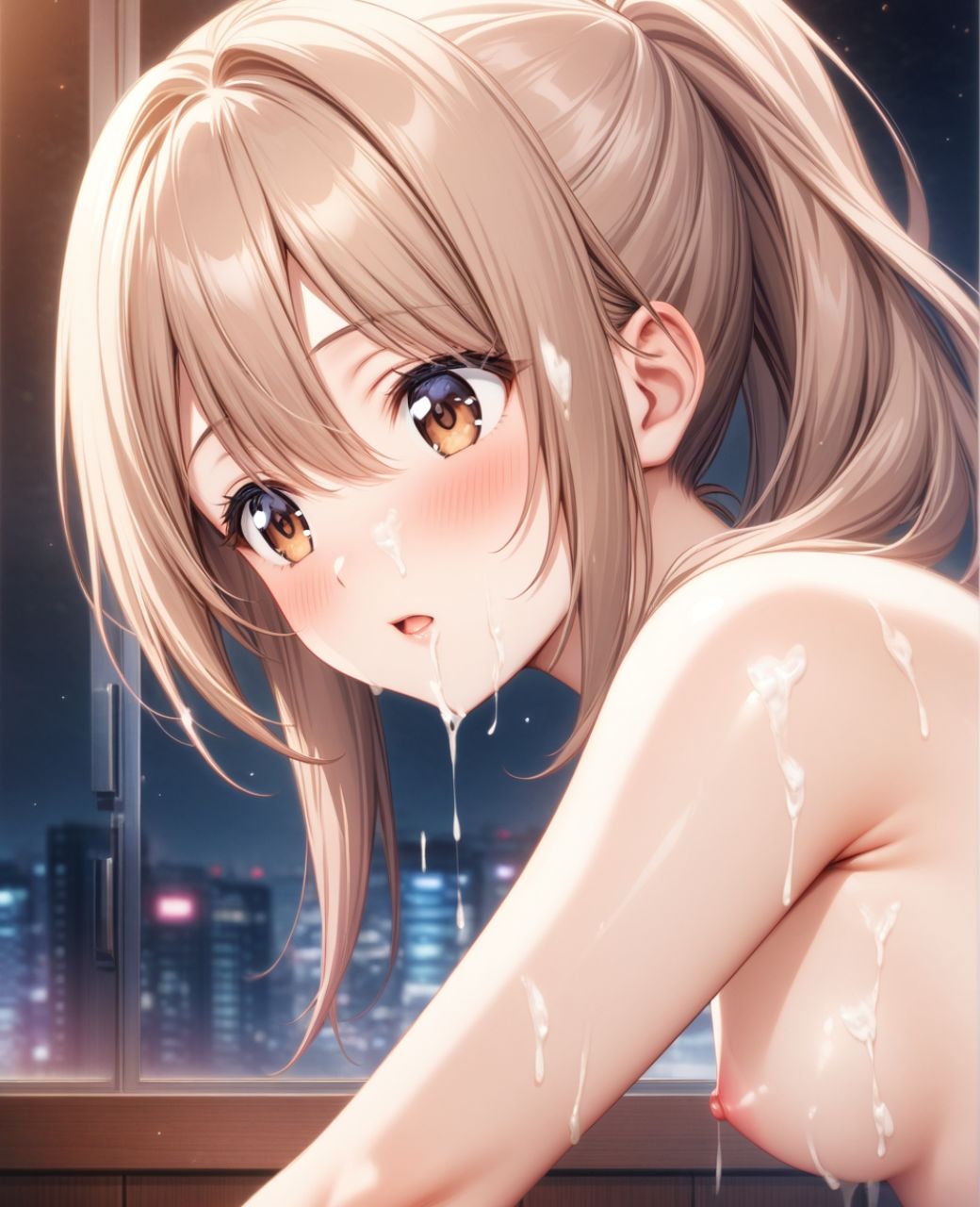 美少女羞恥 白濁デコレ・青〇七海（さくら荘のペットな彼女） - サンプル画像 8