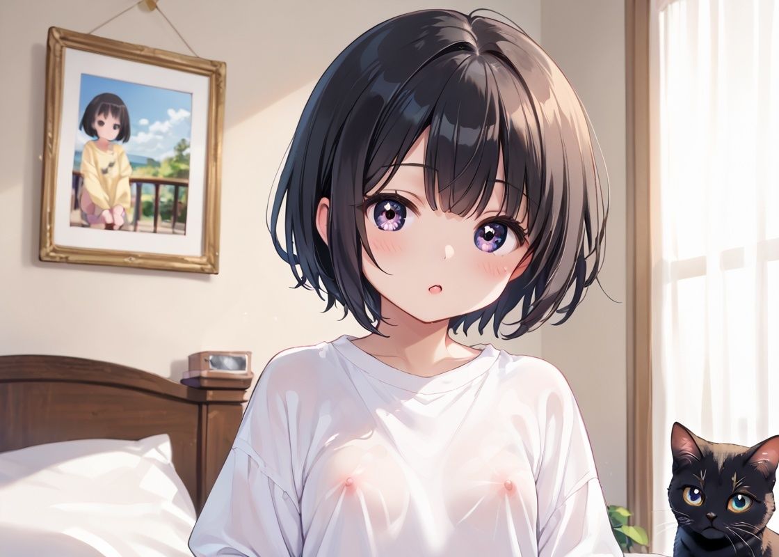 妹はまだち〇ちゃいけどすでにおっきい - サンプル画像 1
