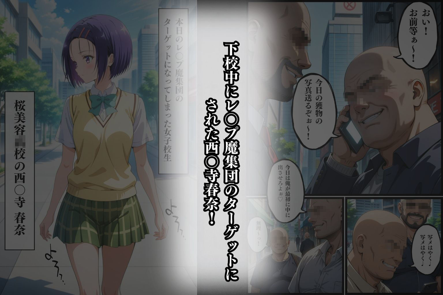 西○寺 春奈がレ●プ魔集団に無理やり媚薬を飲まされ強●レ●プ！ - サンプル画像 4