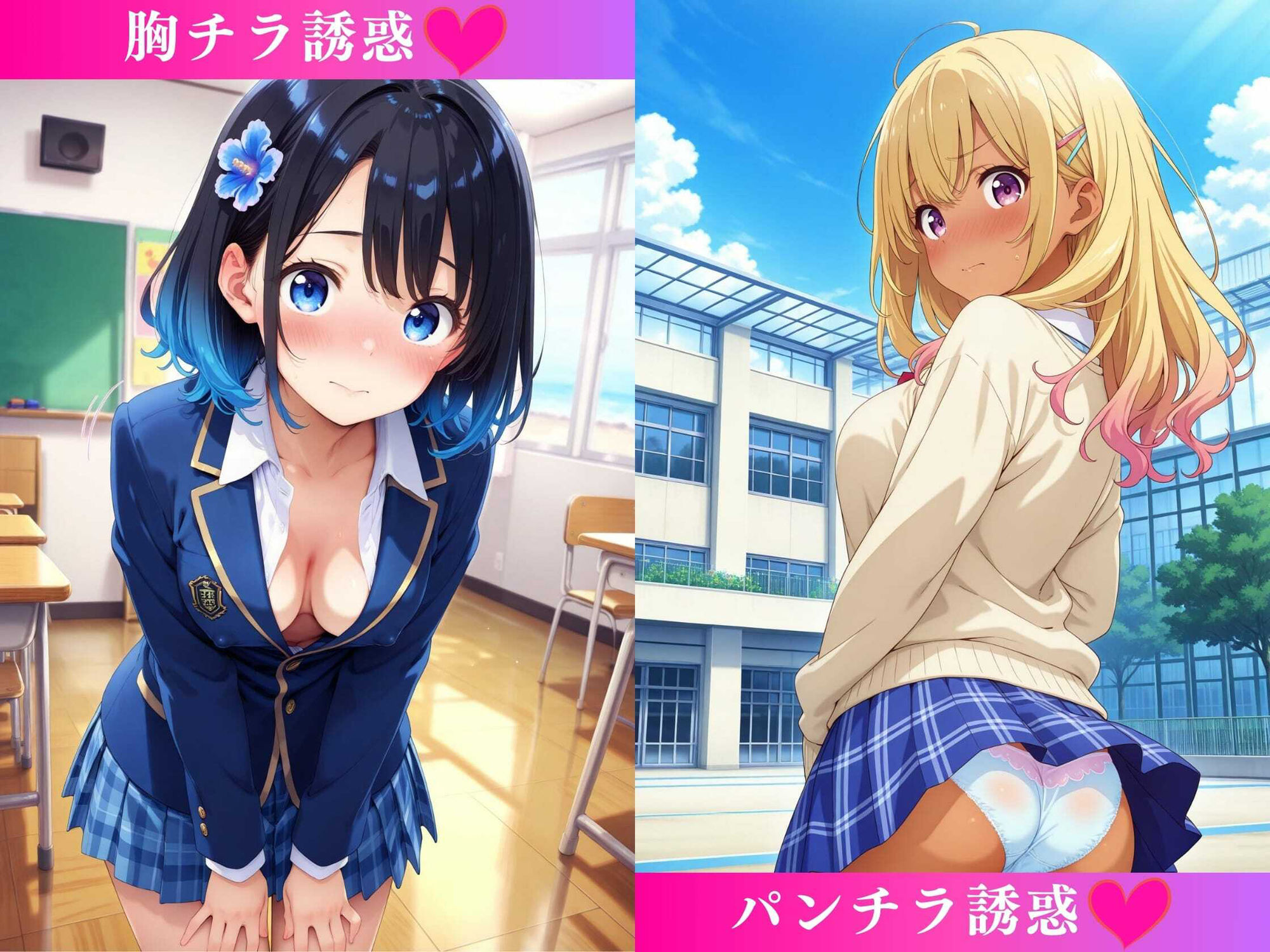 純白JKと秘密のH - サンプル画像 1