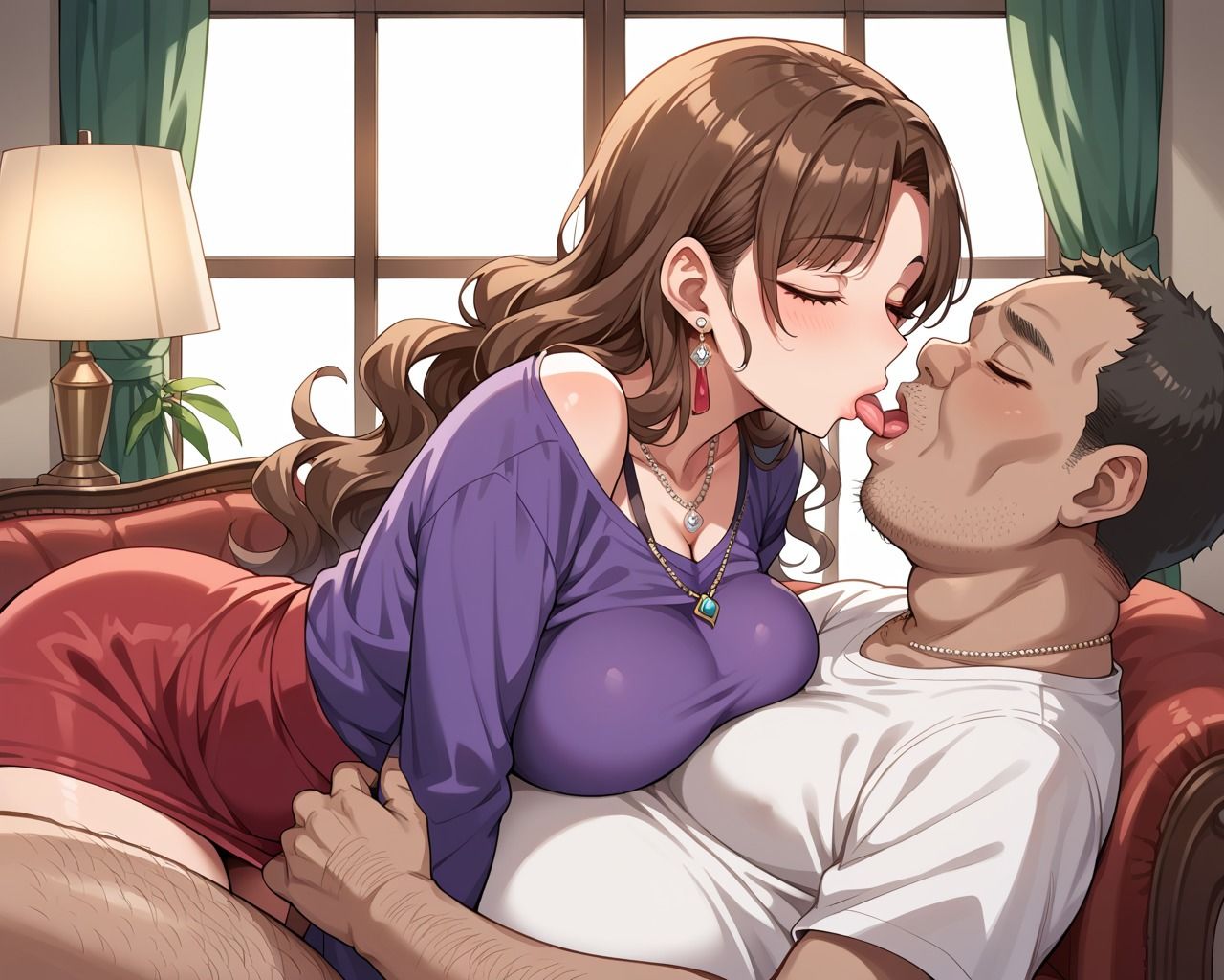 セレブ人妻は種付けおじさん専用肉オナホ キンタマ渇れるまで限界超えて汗だく中出しセックス - サンプル画像 5