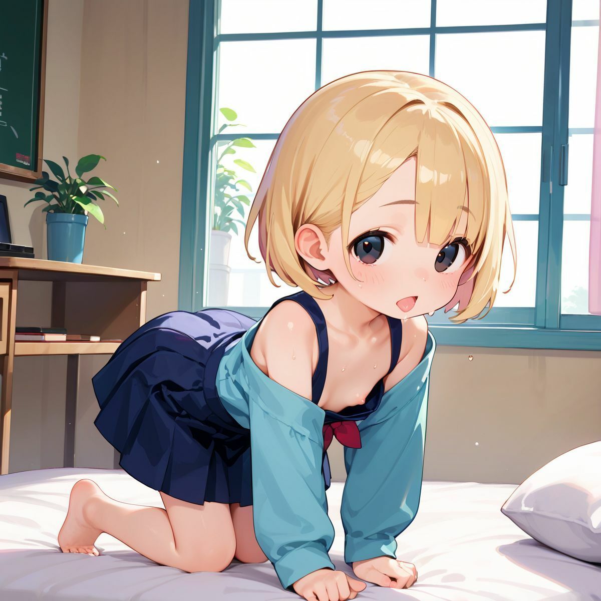 家出ぷにぷに制服少女、拾いました。02 - サンプル画像 1