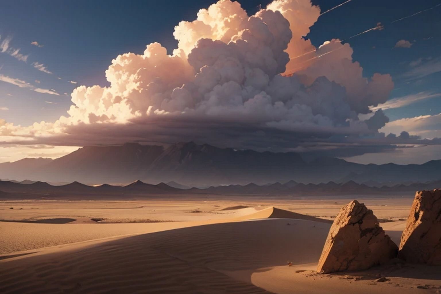 砂嵐  背景素材 - サンプル画像 3