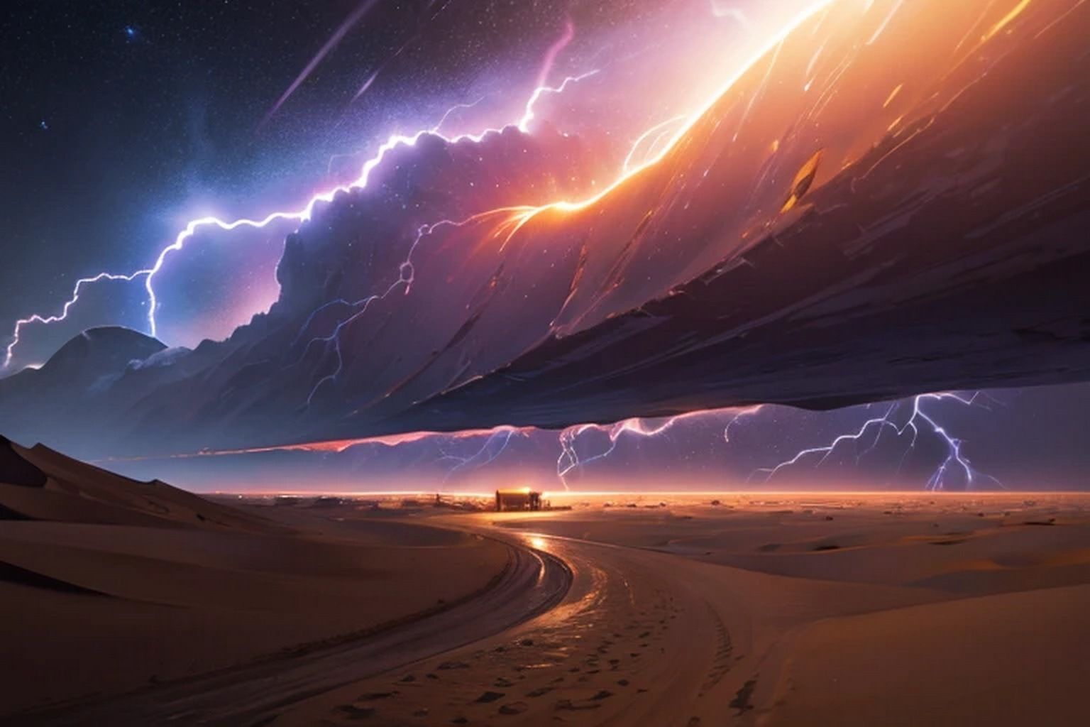 砂嵐  背景素材 - サンプル画像 6