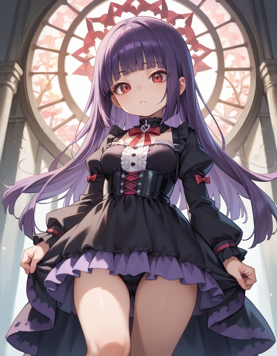 漆黒のゴスロリ美学 -ドールが紡ぐ優美と妖艶- - サンプル画像 1