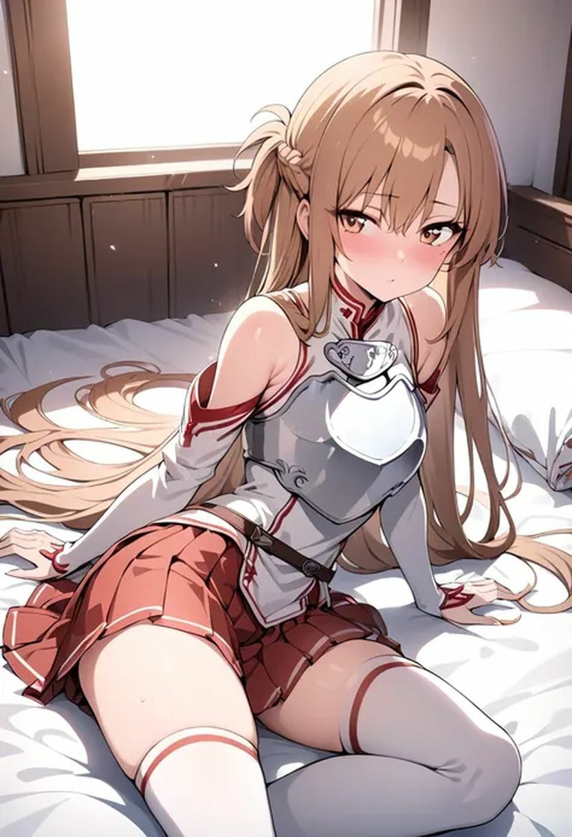 淫乱閃光のアスナ甲冑編CG集 - サンプル画像 2
