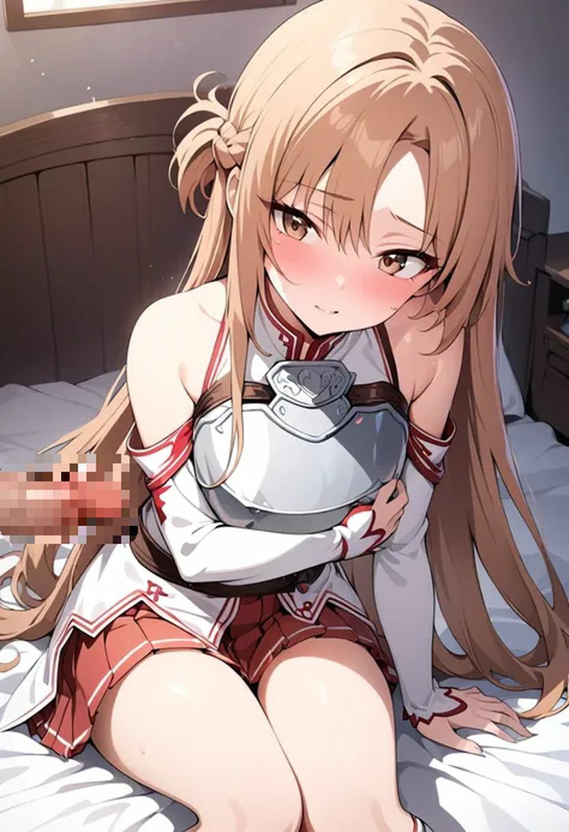 淫乱閃光のアスナ甲冑編CG集 - サンプル画像 4