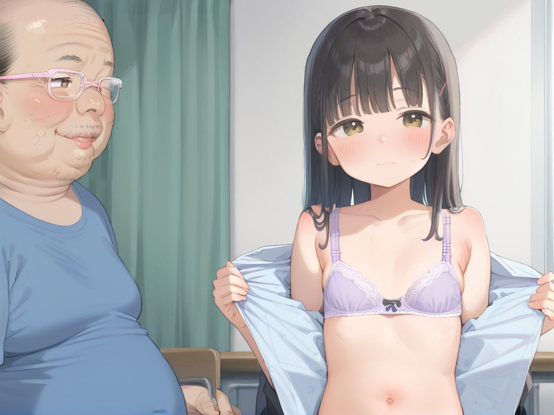 ロリ教え子×おじさん校長の孕ませセックス - サンプル画像 3