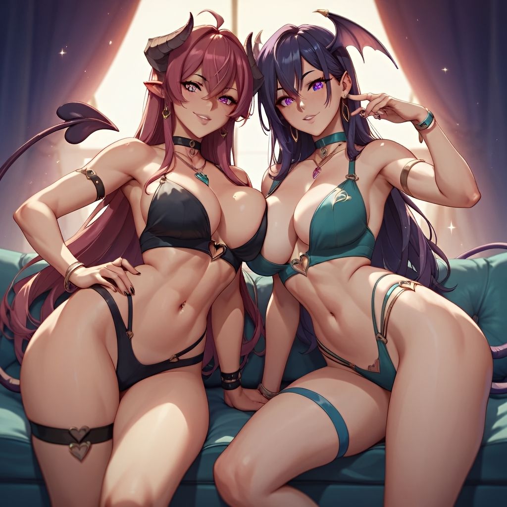 サキュバスファンタジー AIイラスト集 - サンプル画像 2