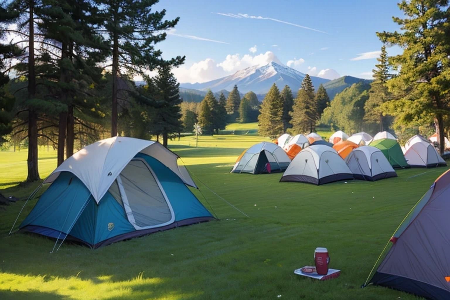 キャンプ  背景素材 - サンプル画像 3