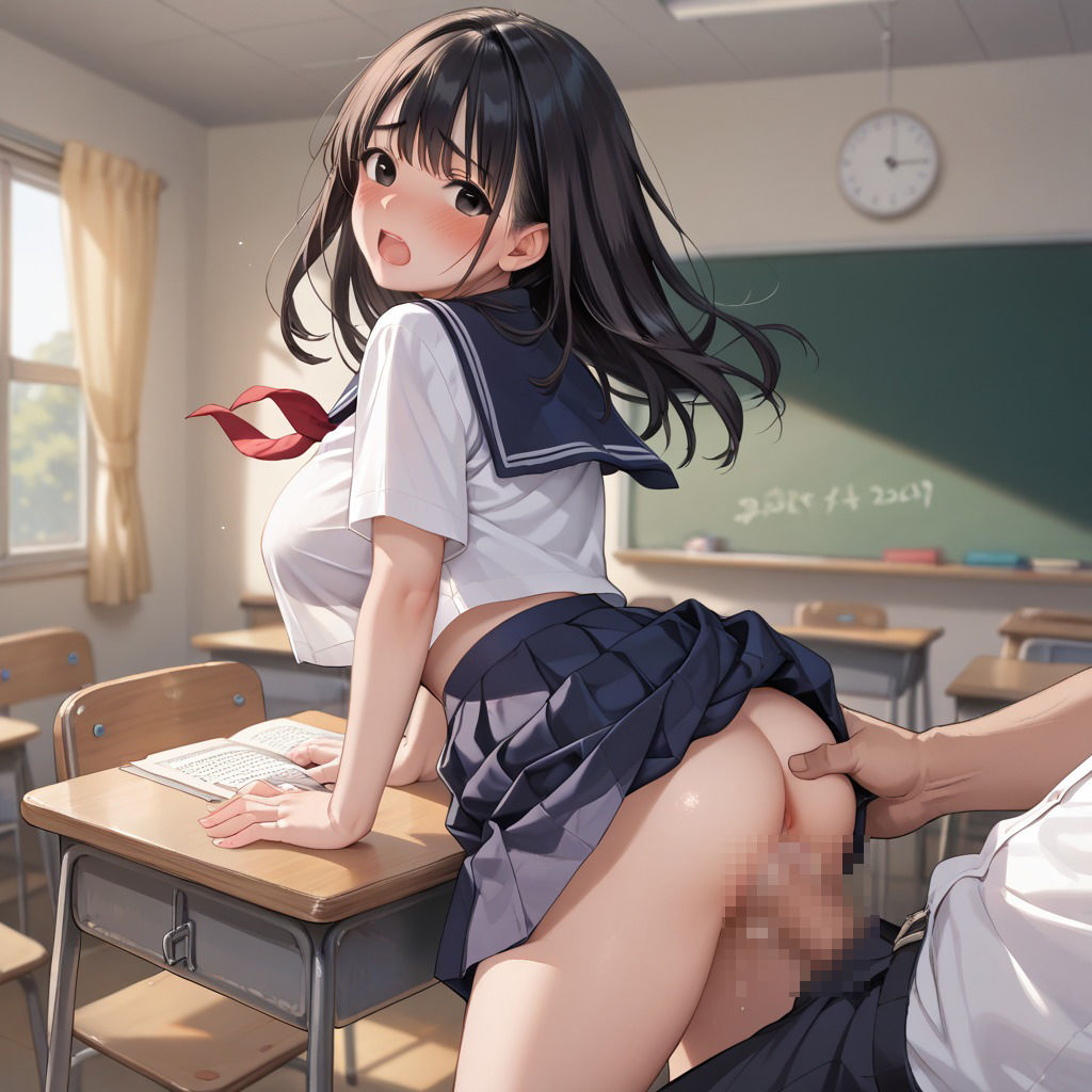 女子学園 性処理部〜教室でSEXし放題生ハメし放題〜 - サンプル画像 7