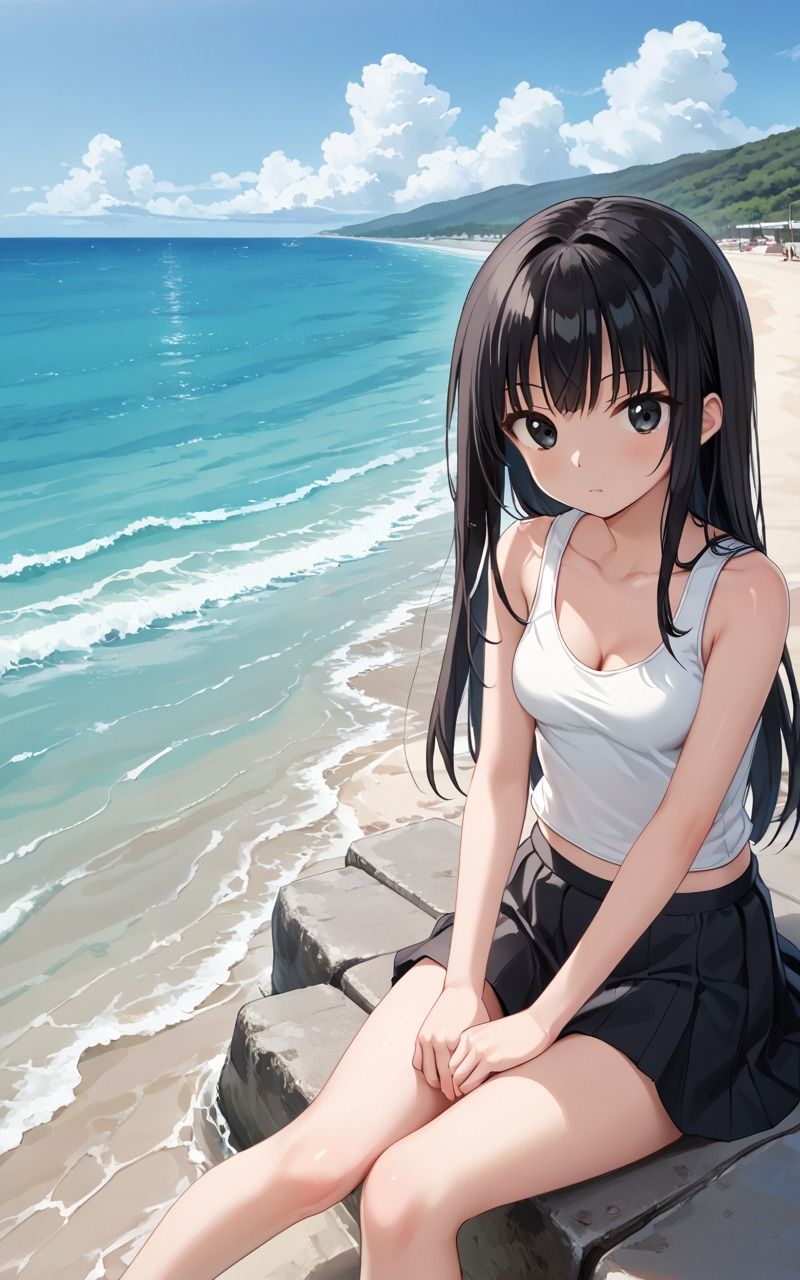 女子校生黒髪金髪美女未開発女子校生をハメ倒す - サンプル画像 5