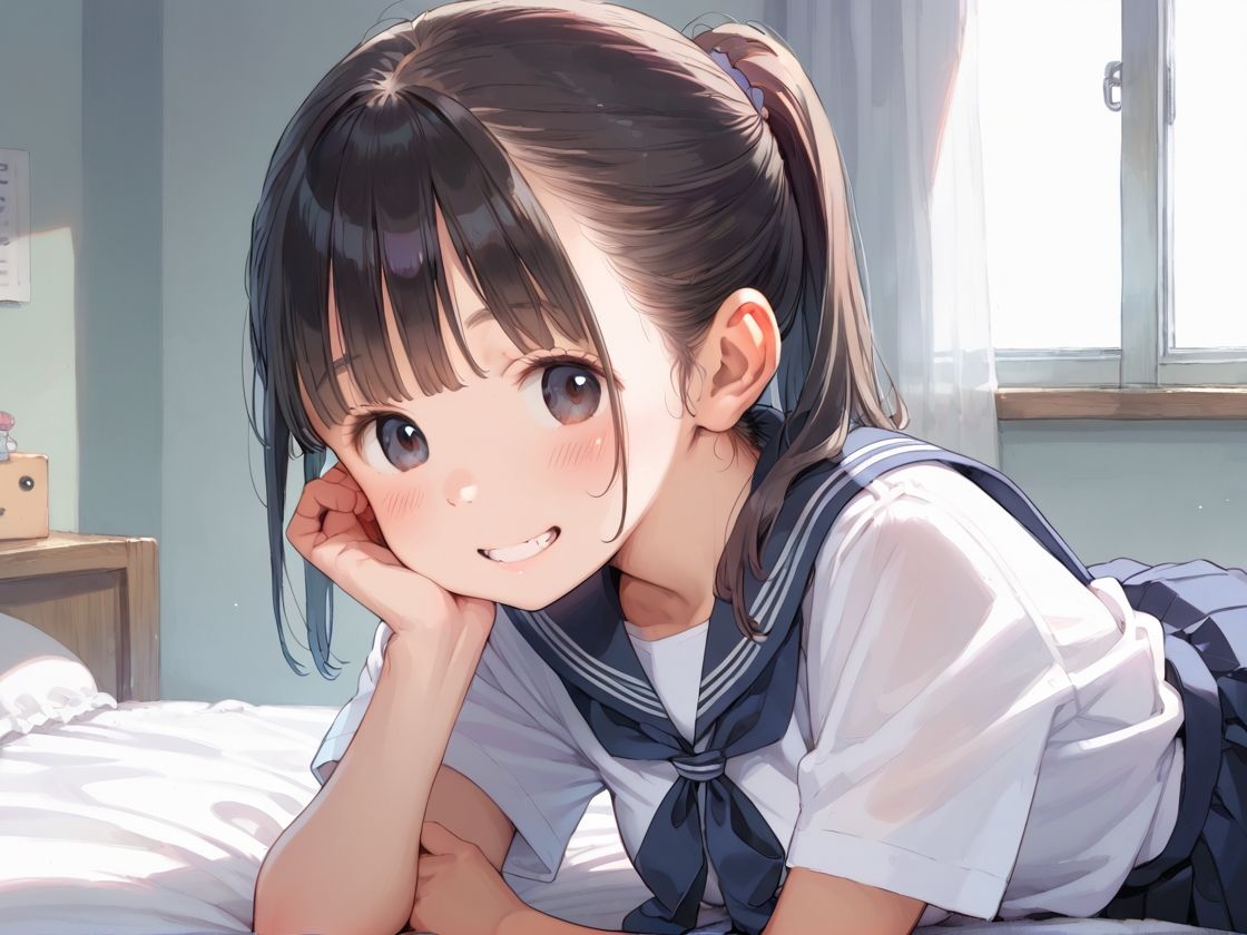 巨乳でえちえちな妹に種付けしてあげた - サンプル画像 1