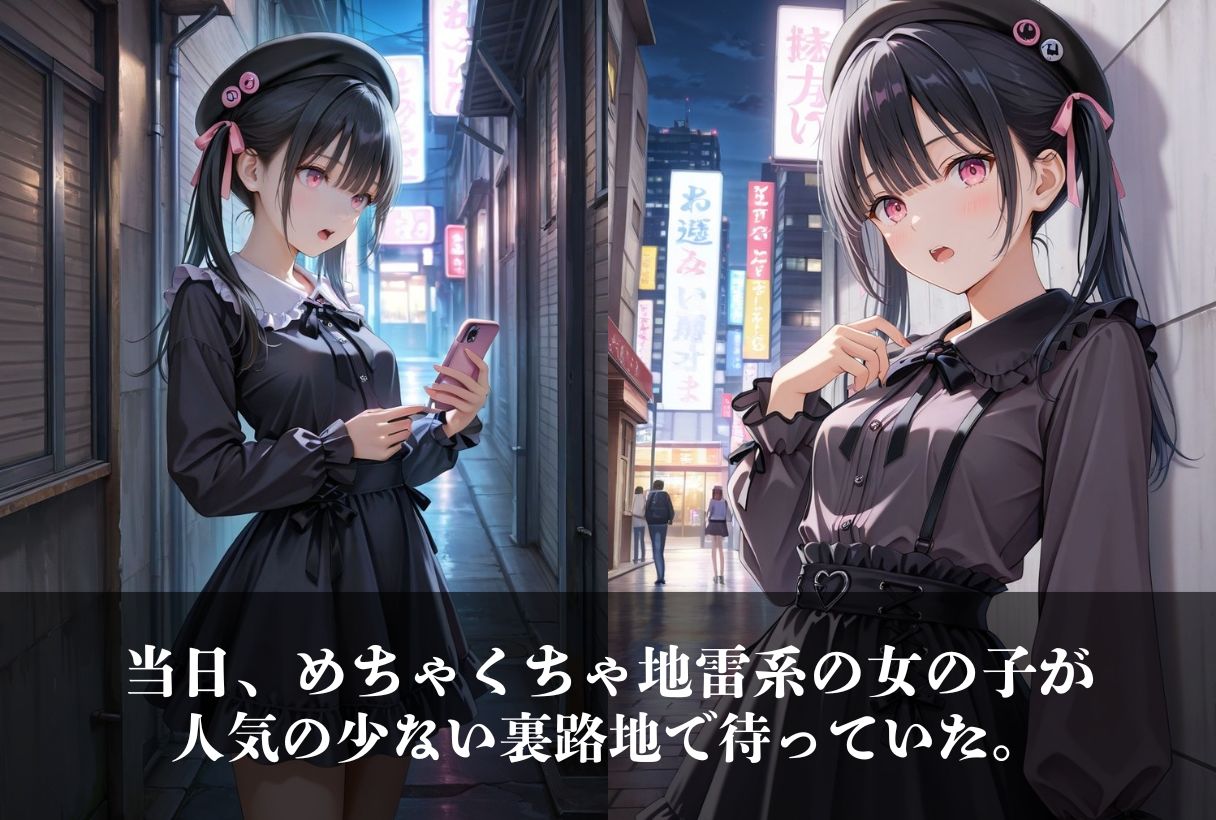 地雷系援交女子にはしつけが必要でした - サンプル画像 2