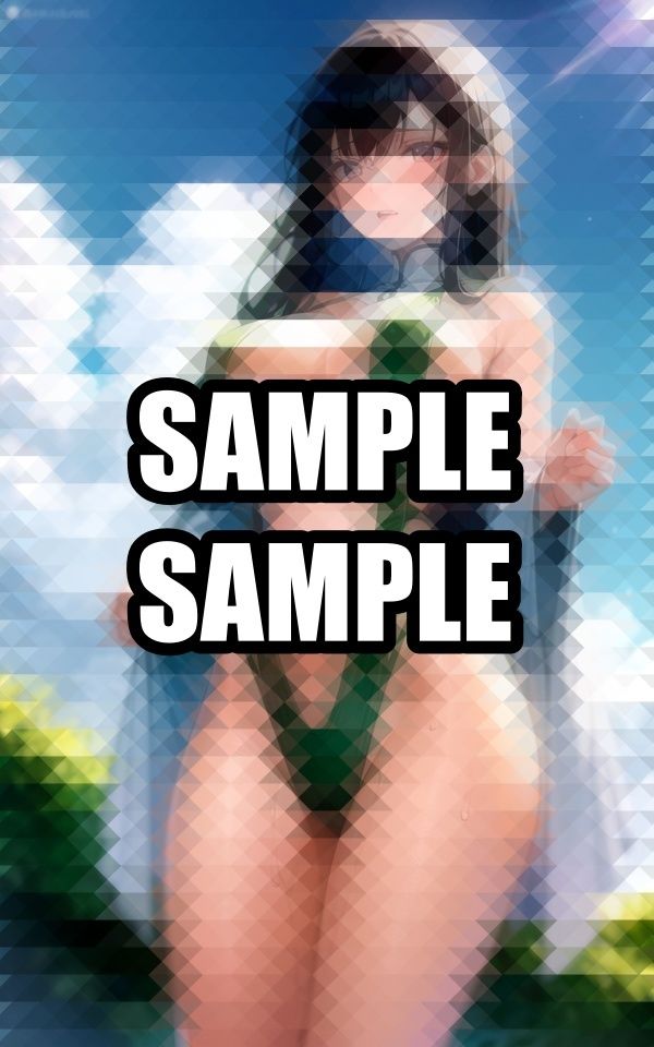 汗かきなビキニ美女イラスト集 - サンプル画像 6