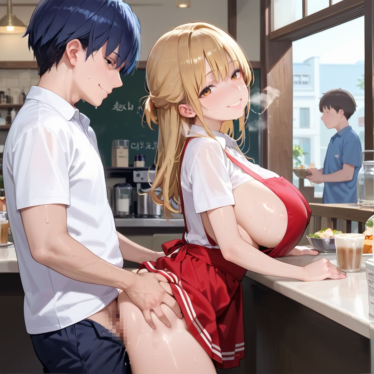 【PART6】ご奉仕セット料金を払えば、ファミレス店員誰にでも挿れ放題！ - サンプル画像 5