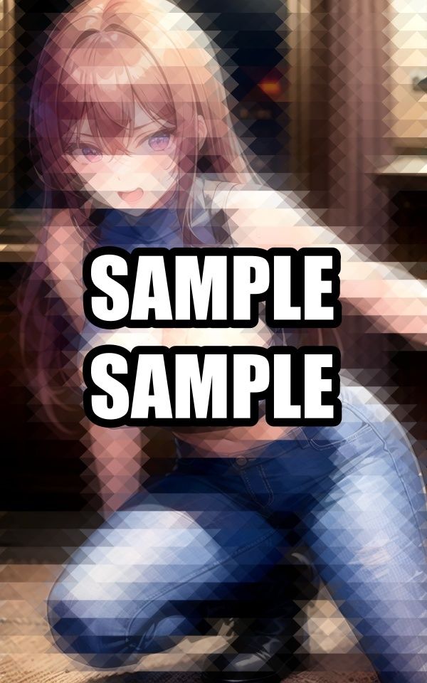 カジュアルなタンクトップ美女イラスト集 - サンプル画像 1