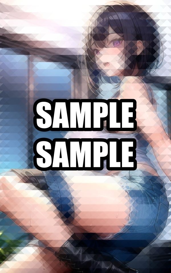 カジュアルなタンクトップ美女イラスト集 - サンプル画像 8