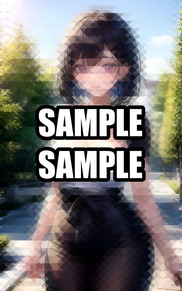 和を感じるはかま美女イラスト集 - サンプル画像 2