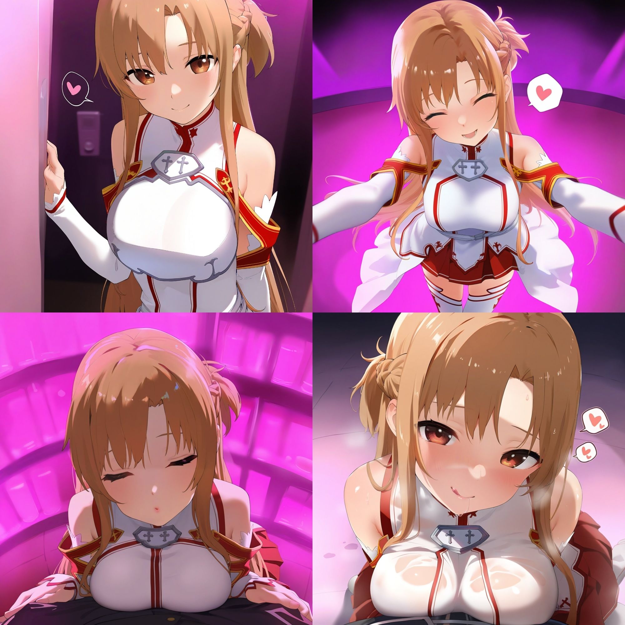 SA〇 アスナとイチャイチャソーププレイ - サンプル画像 1