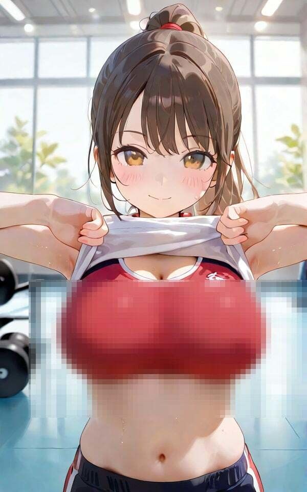 ジムで鍛える  エロい美女たち 4 - サンプル画像 4