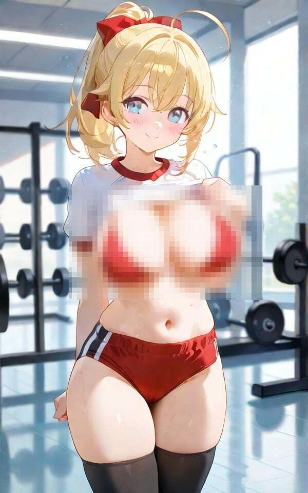 ジムで鍛える  エロい美女たち 5 - サンプル画像 5