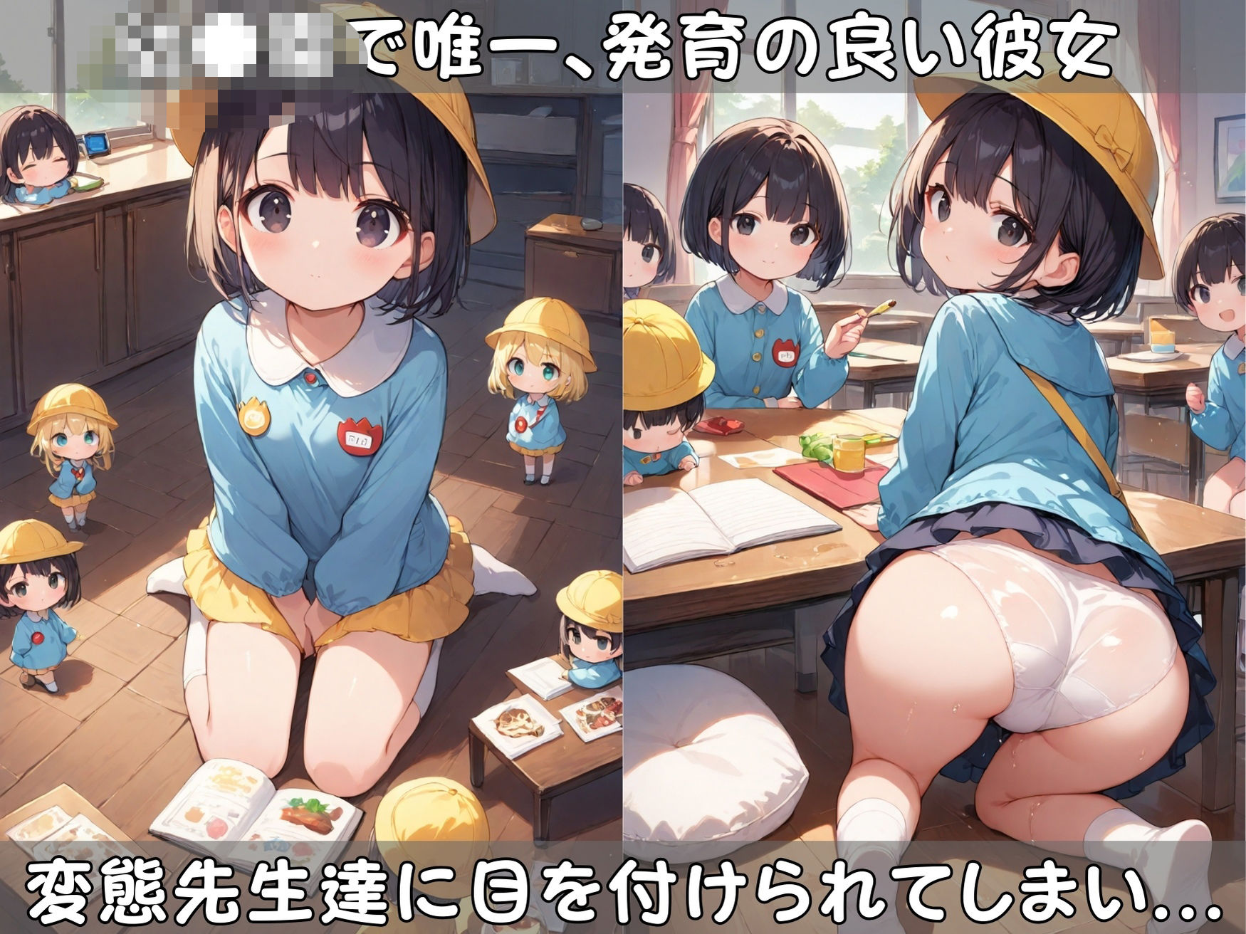 園で唯一発育著しい少女が、先生達に犯●れて快楽堕ちさせられる【328P】 - サンプル画像 1