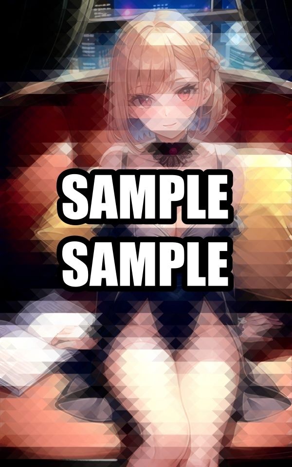お座りしてるドレス美女イラスト集 - サンプル画像 7