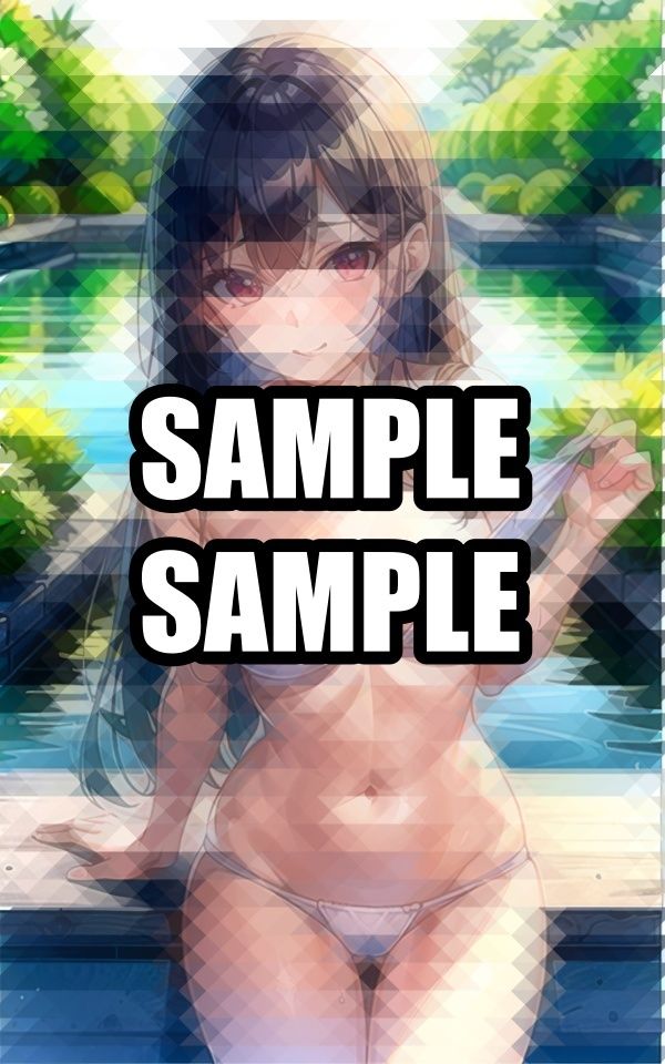 お風呂のふんどし美女イラスト集 - サンプル画像 3