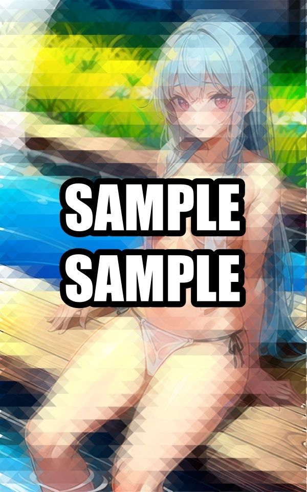お風呂のふんどし美女イラスト集 - サンプル画像 4