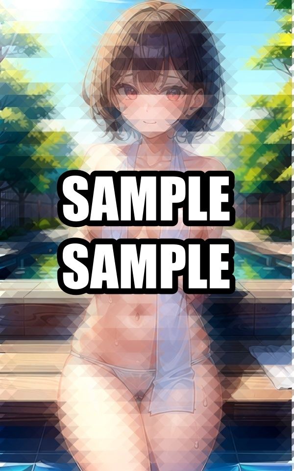 お風呂のふんどし美女イラスト集 - サンプル画像 7