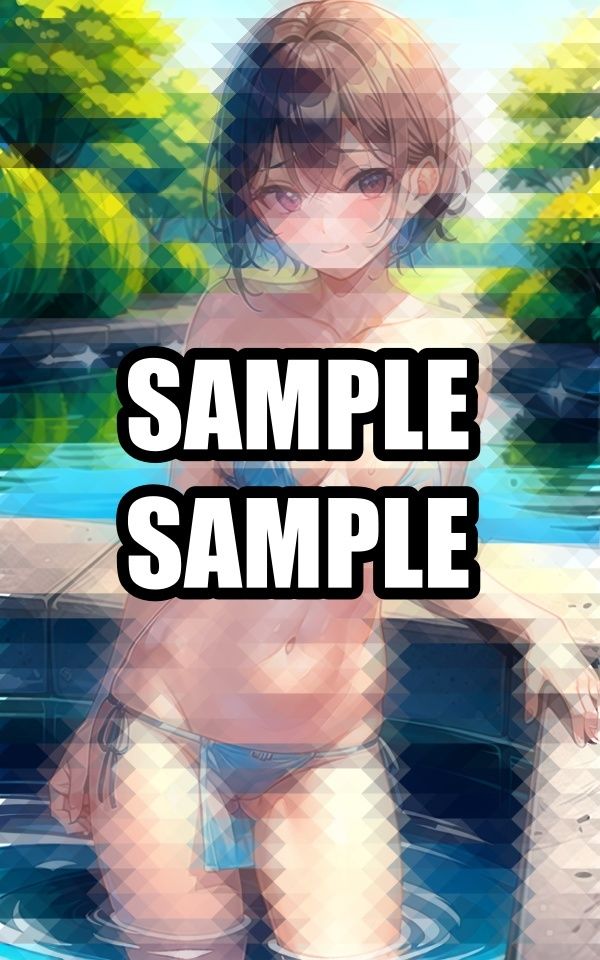 お風呂のふんどし美女イラスト集 - サンプル画像 8