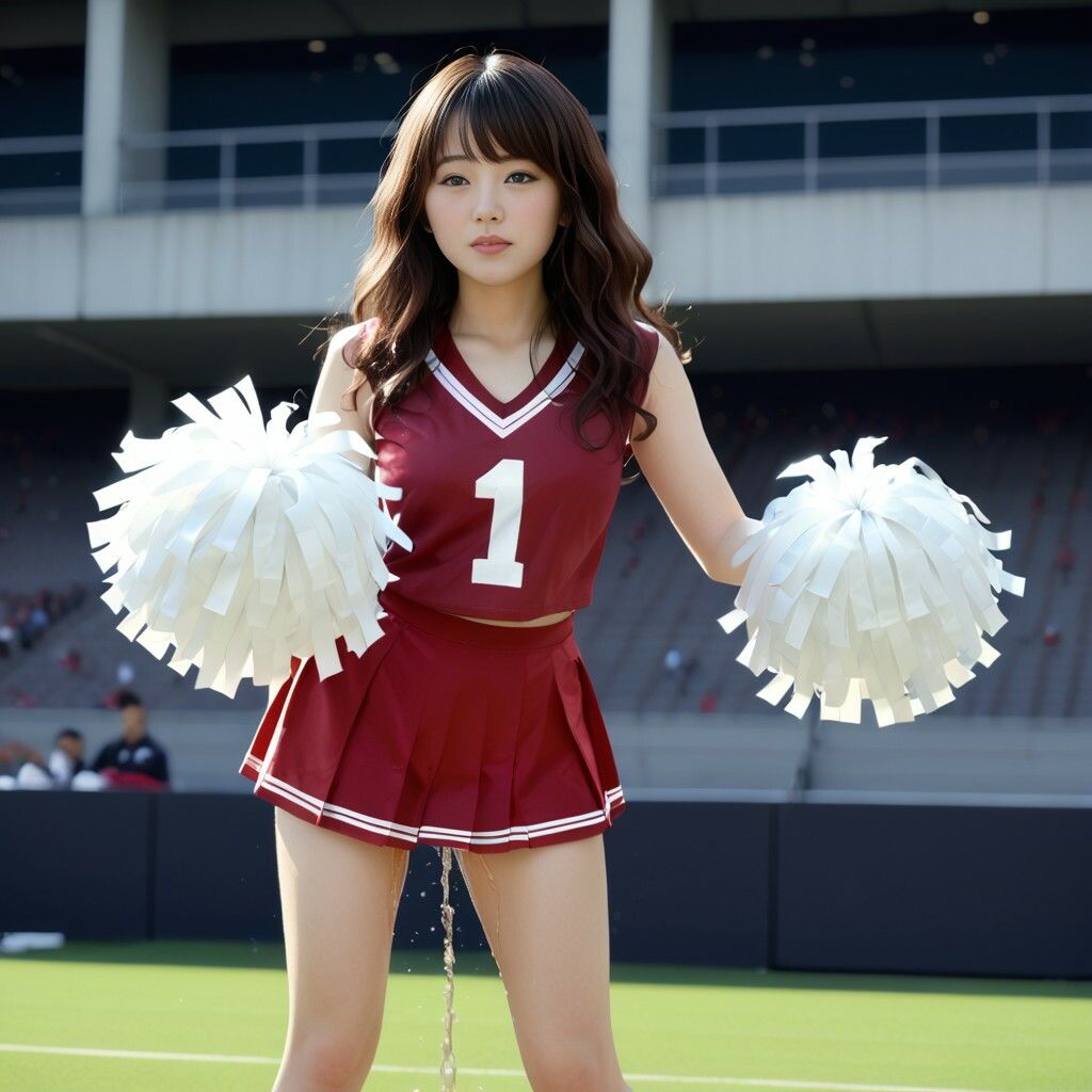 おもらしチアリーダー - サンプル画像 3