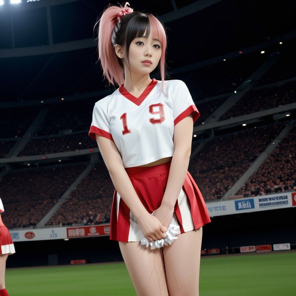 おもらしチアリーダー - サンプル画像 4