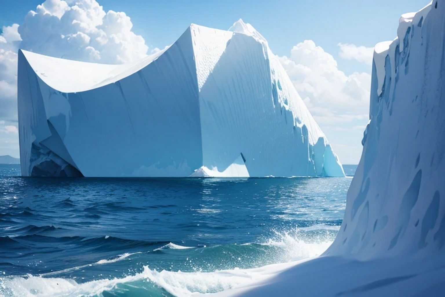 氷山  背景素材 - サンプル画像 1