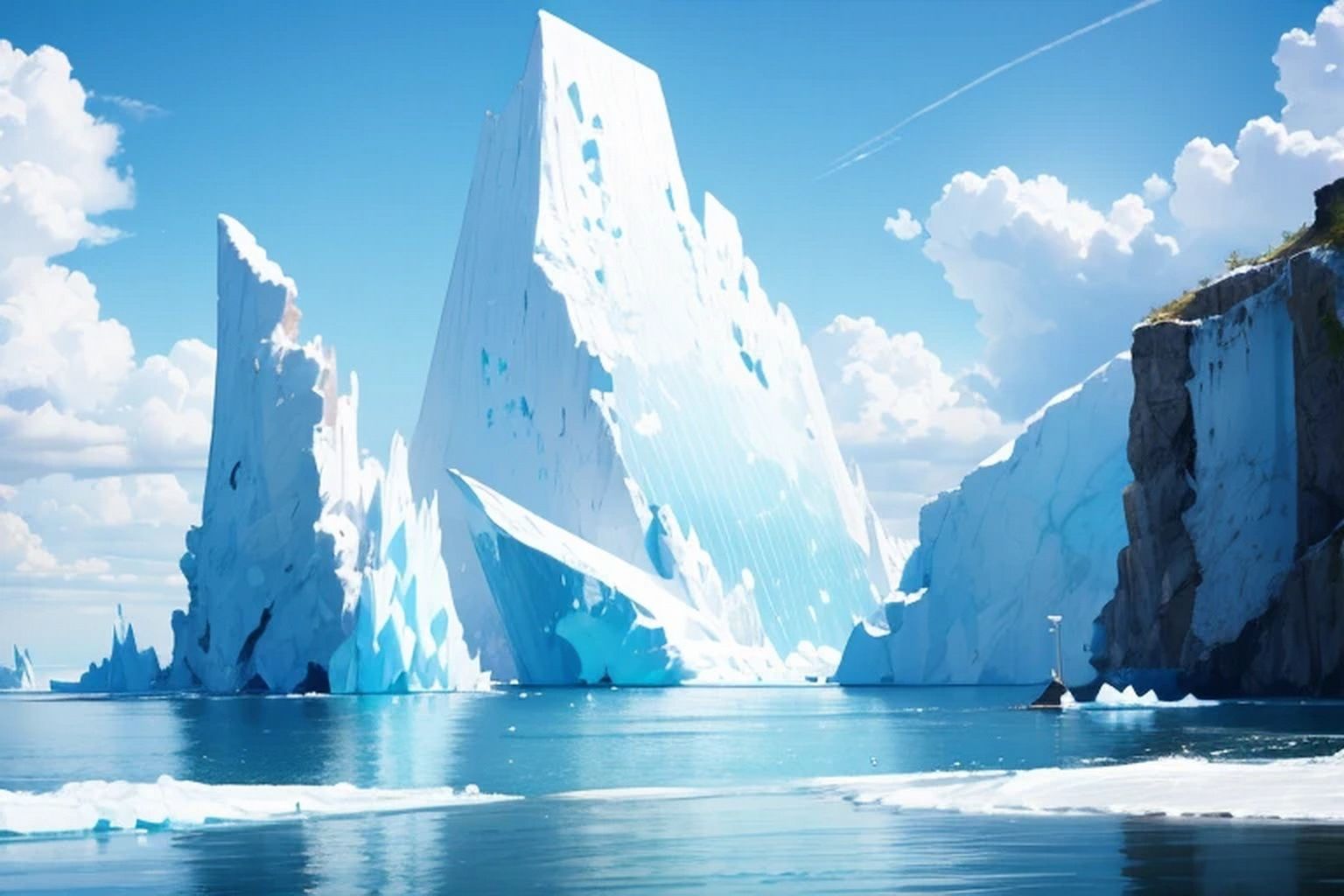氷山  背景素材 - サンプル画像 2