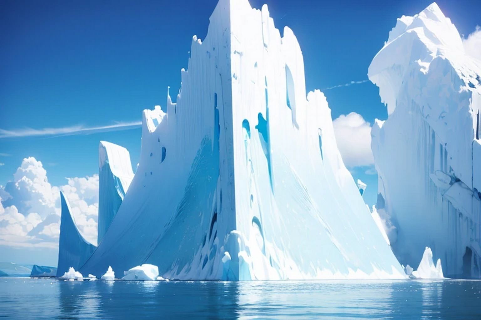 氷山  背景素材 - サンプル画像 3