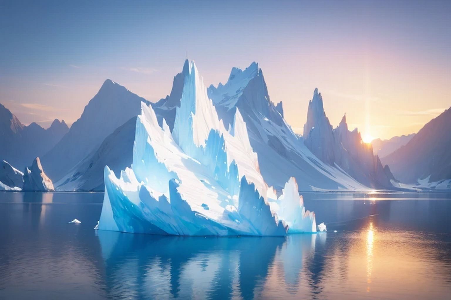 氷山  背景素材 - サンプル画像 5