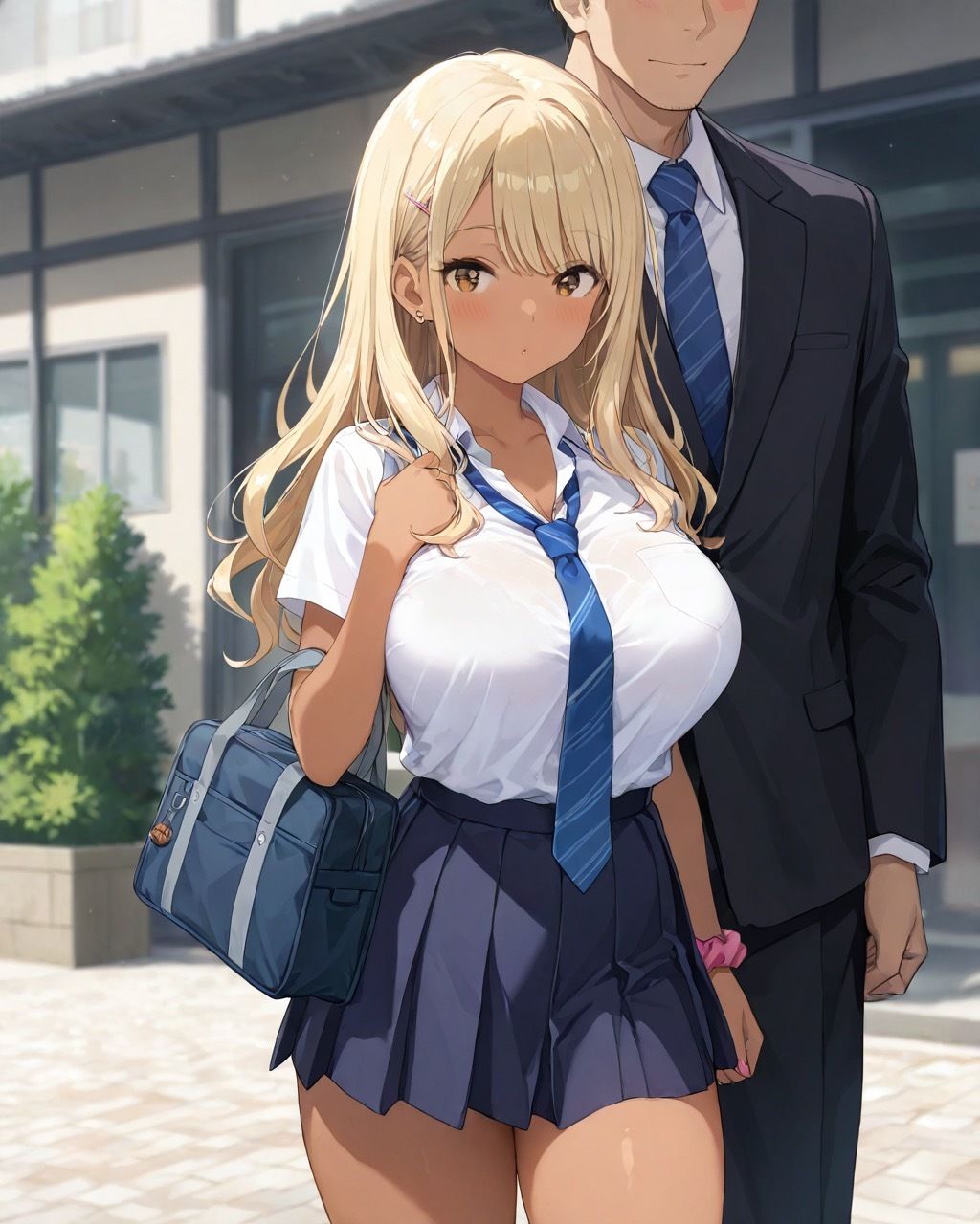 ギャル女子校生がびしゃびしゃ潮吹き - サンプル画像 5