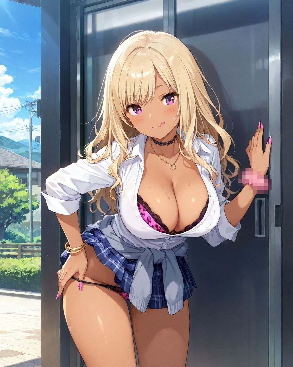 ギャル女子校生がびしゃびしゃ潮吹き - サンプル画像 10
