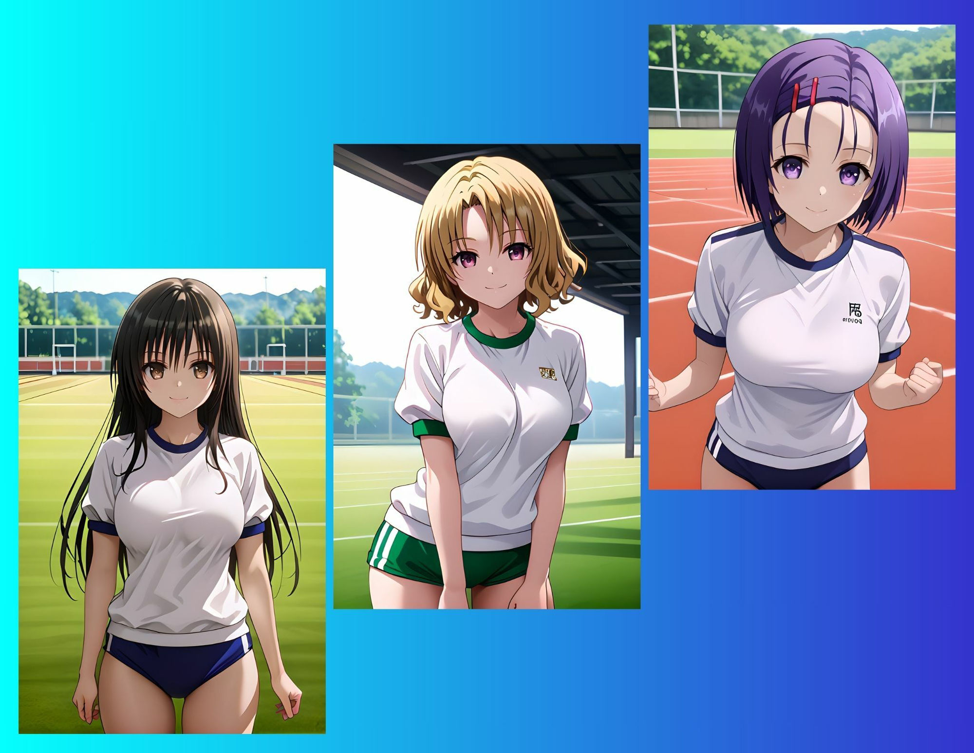 ToLoveる 先生toとらぶる 体育の時間 唯・春菜・里紗編 - サンプル画像 1