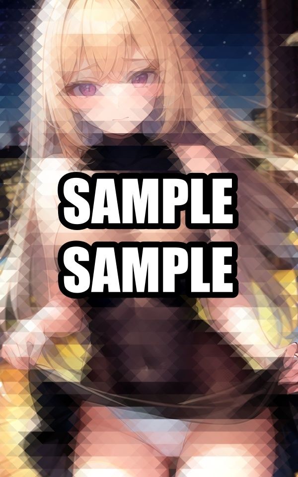 外で露出しちゃう美女イラスト集 - サンプル画像 7