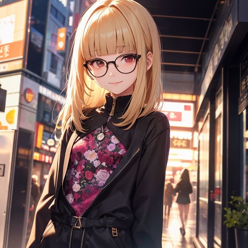 メガネっ娘のちっぱい - サンプル画像 1