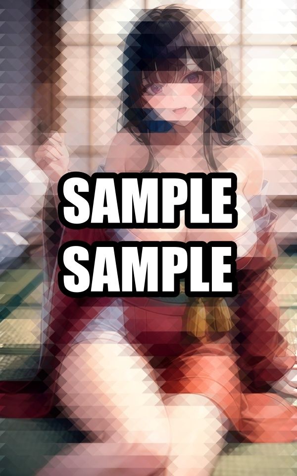 あふれる巨乳の着物美女イラスト集 - サンプル画像 1