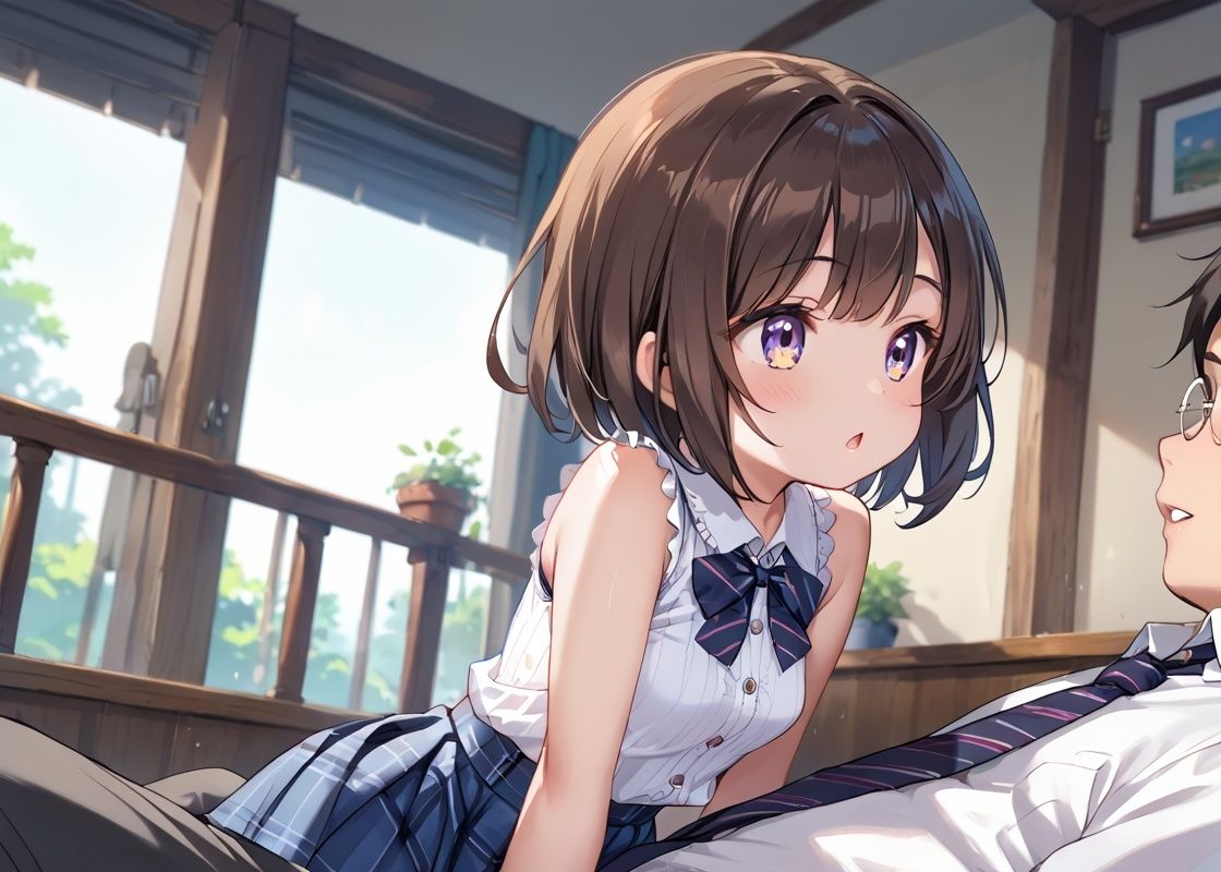 朝から妹に中出し - サンプル画像 1