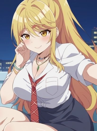 クラスの大嫌いな女子と結婚することになったの石倉陽鞠から送られてきた自撮り写真 - サンプル画像 1