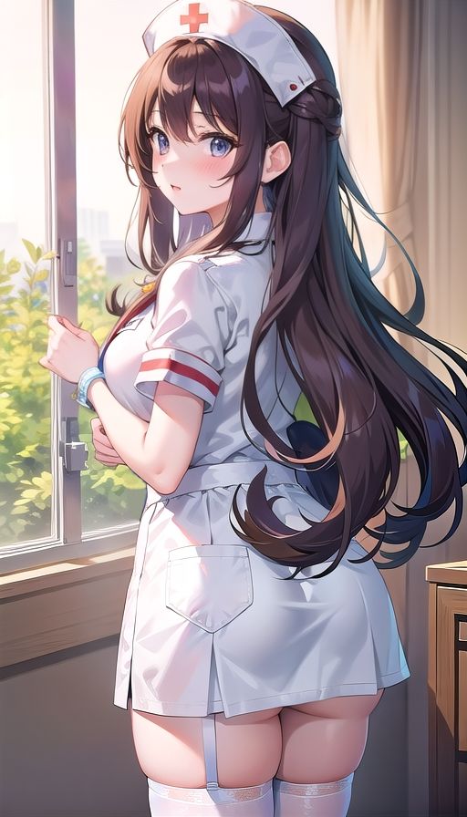 茶髪天然美女ナース - サンプル画像 2