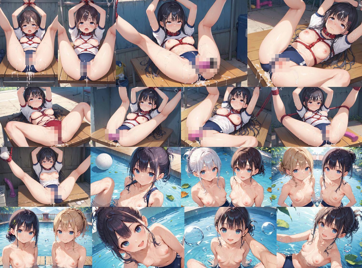 美少女ブルマ肉便器 - サンプル画像 5