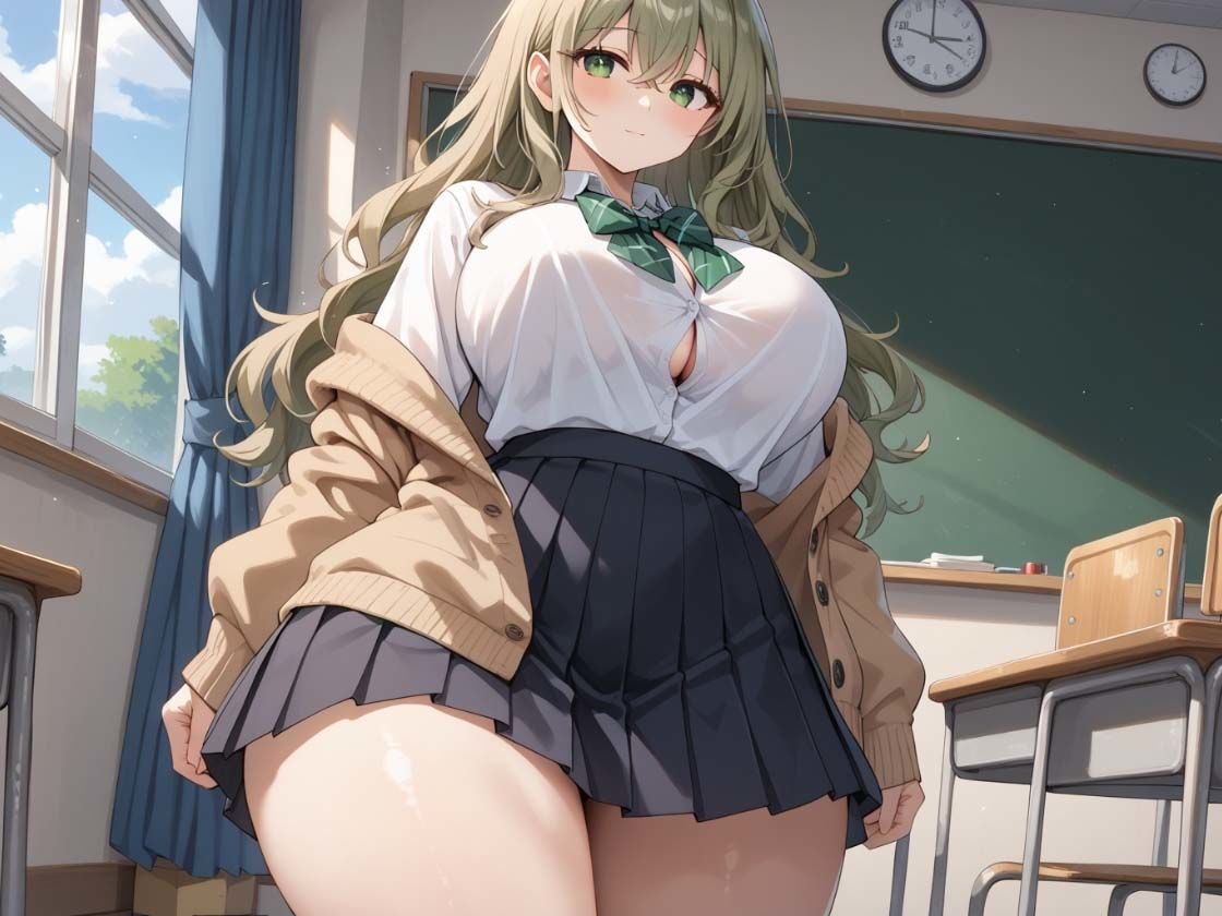 クール系ムチムチボディ先輩に射精管理されて危険日中出し交尾 - サンプル画像 1